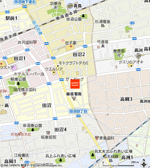 ザ・ビッグ藤枝田沼店付近の地図